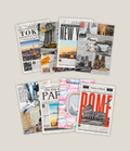 Printable Travel themed kindle inserts