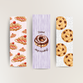 Dessert themed aesthetic bookmarks