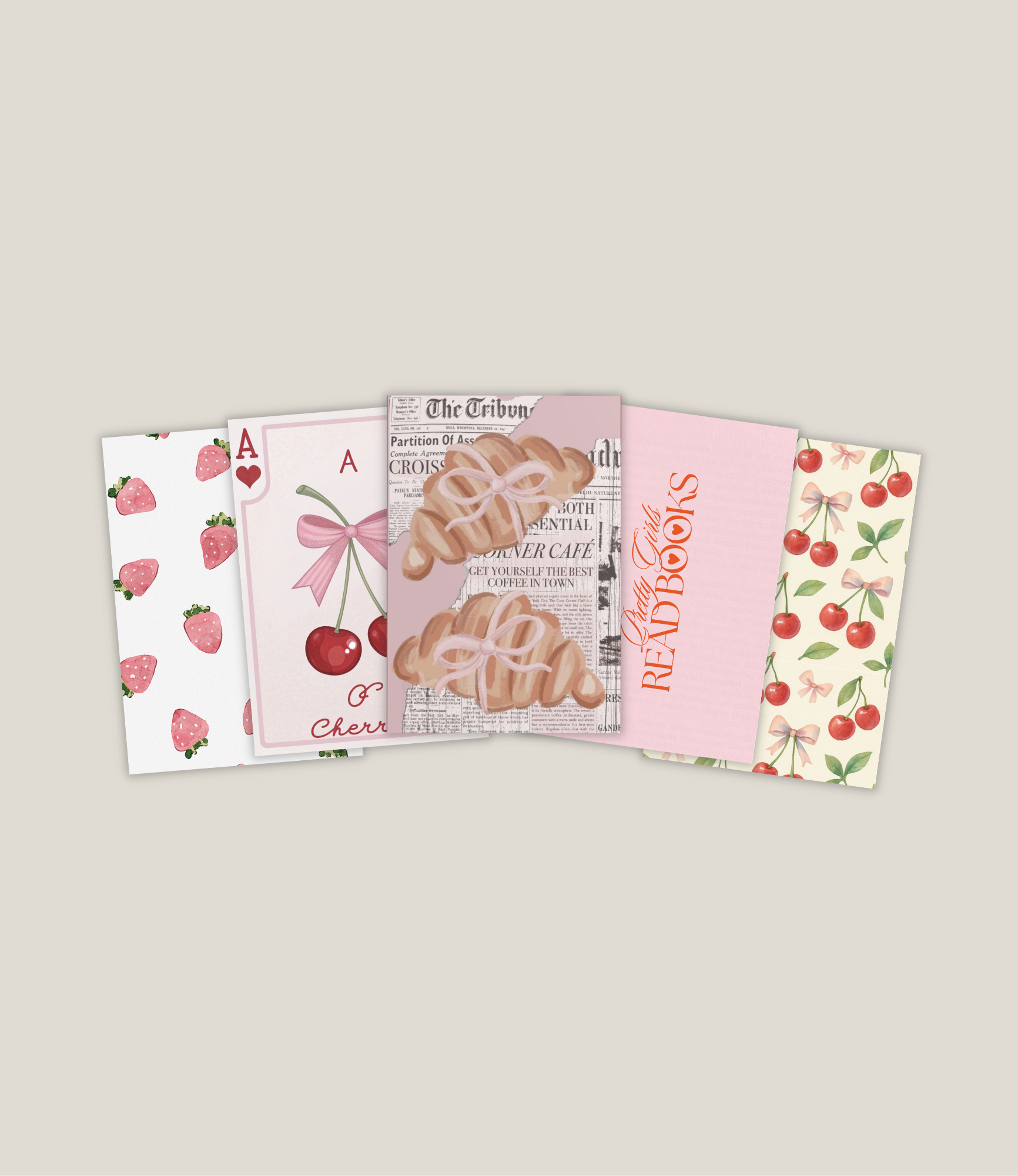 Aesthetic kindle insert set