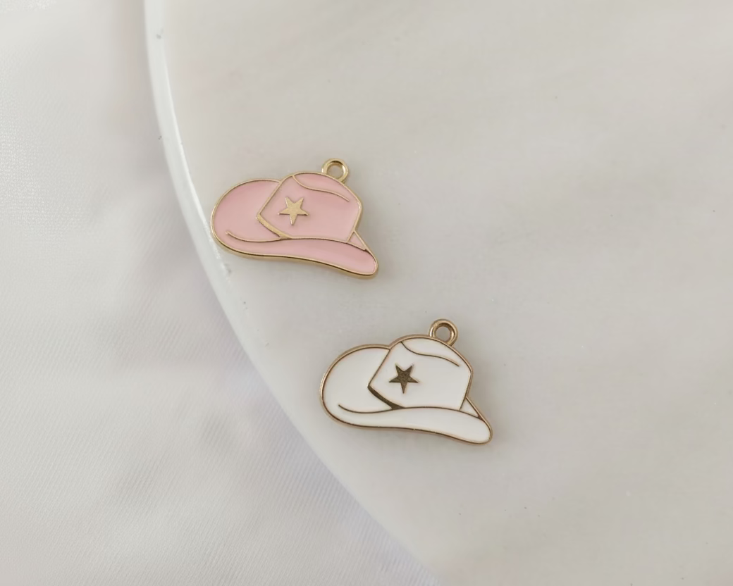Cowboy hat charm
