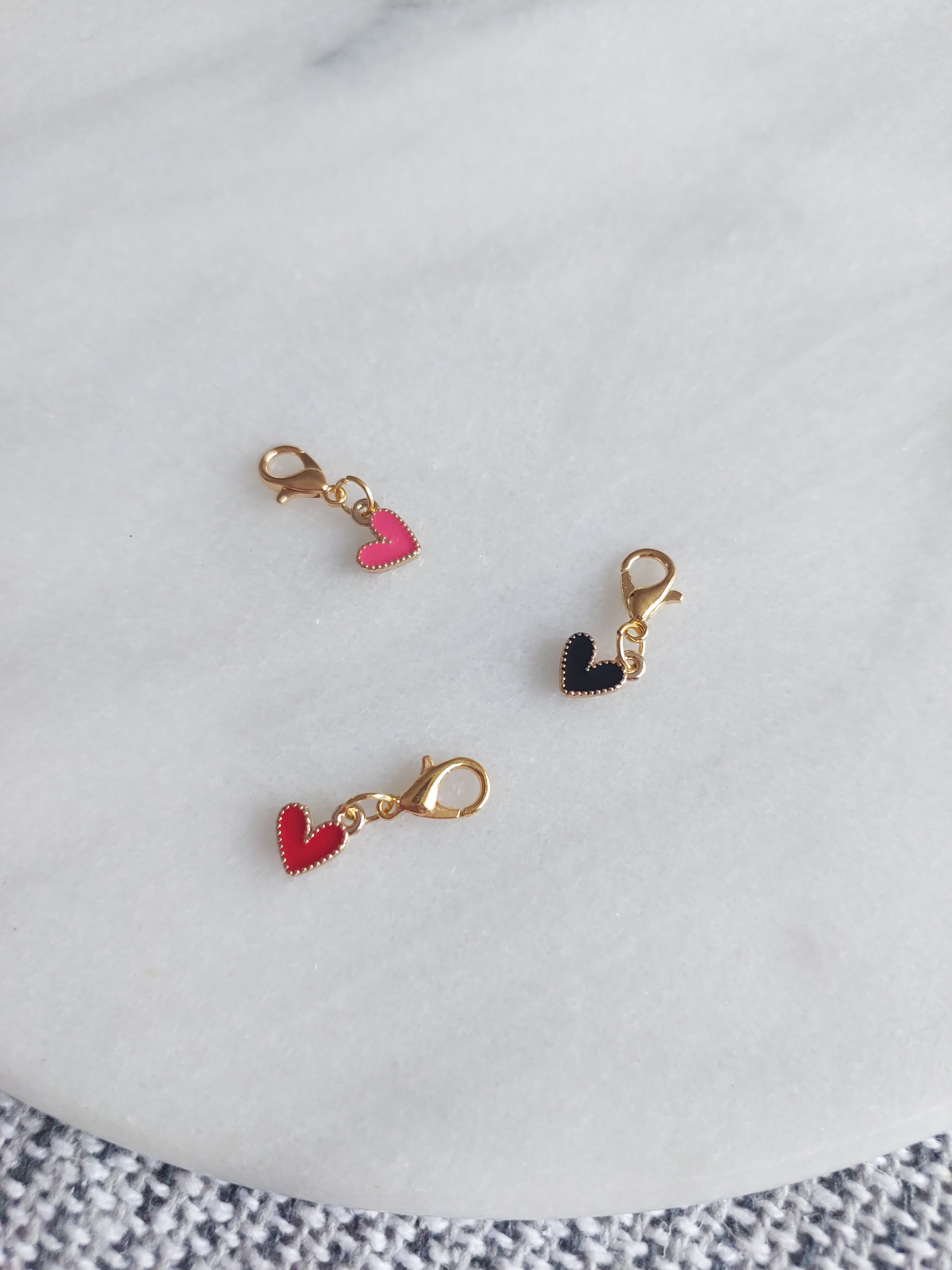 Mini heart charm