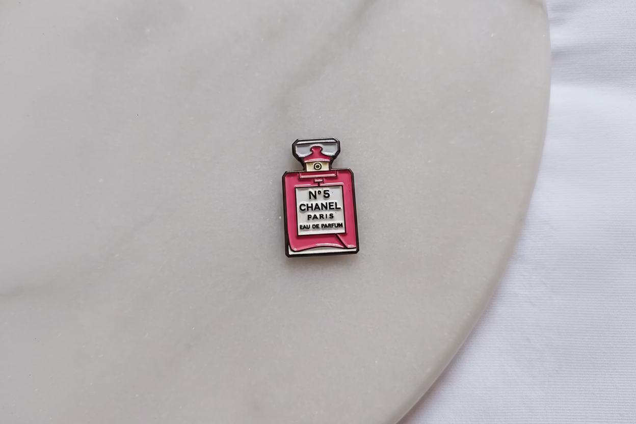 Chanel perfume metal sticker