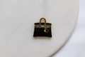 Black Birkin bag metal sticker