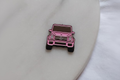 Pink G-wagon metal sticker