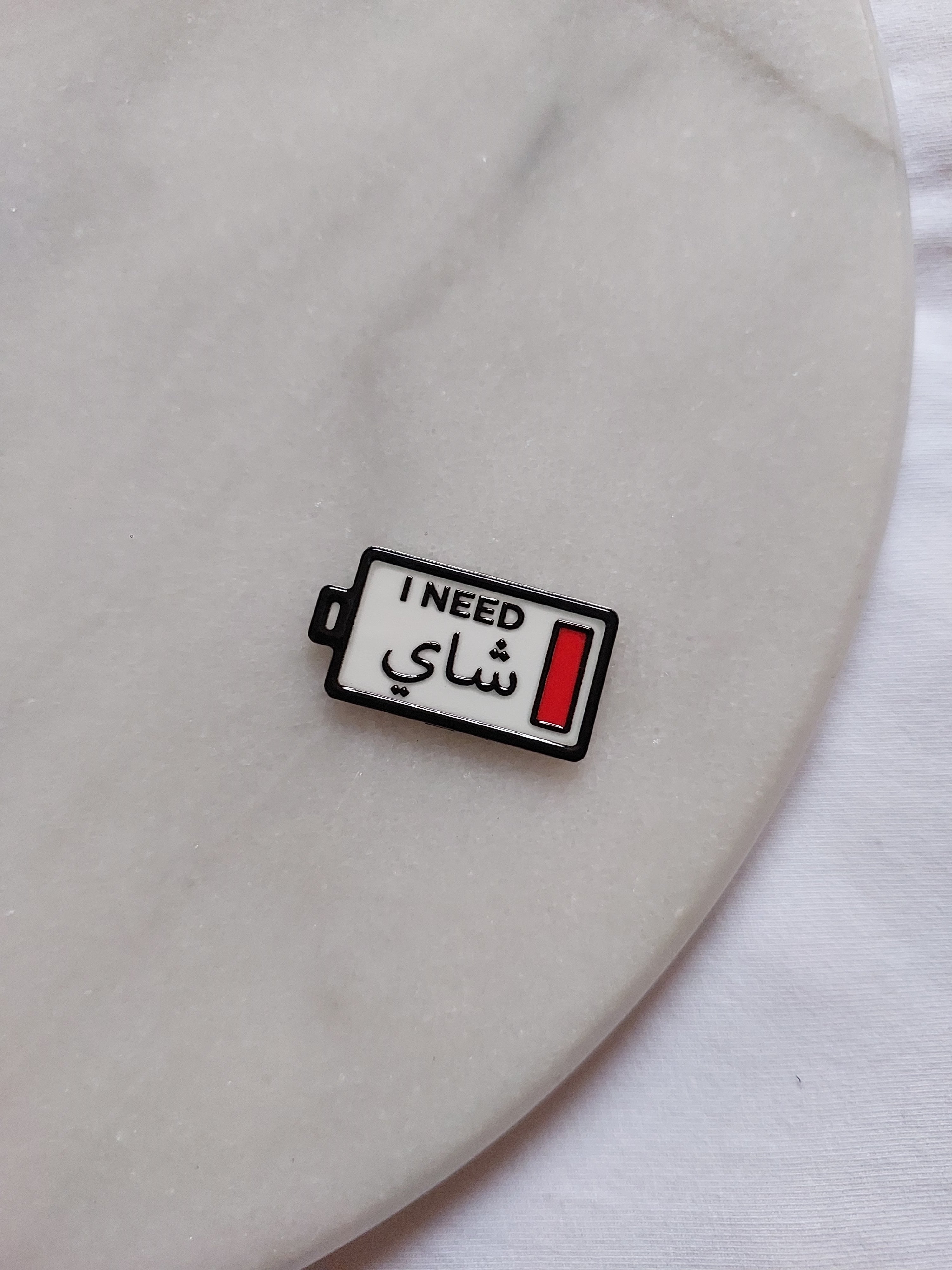 I need chai metal sticker