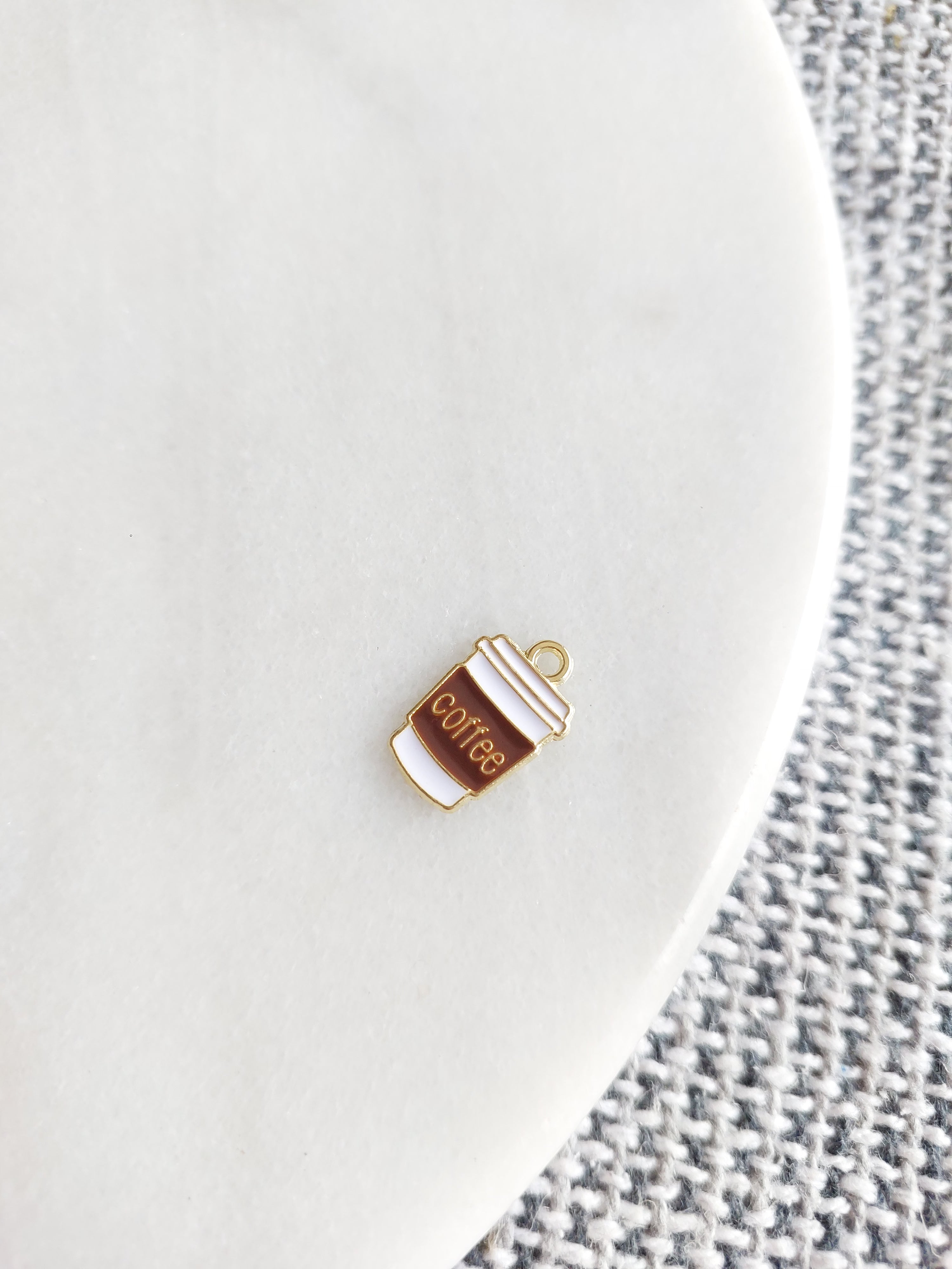 Takeaway coffee charm