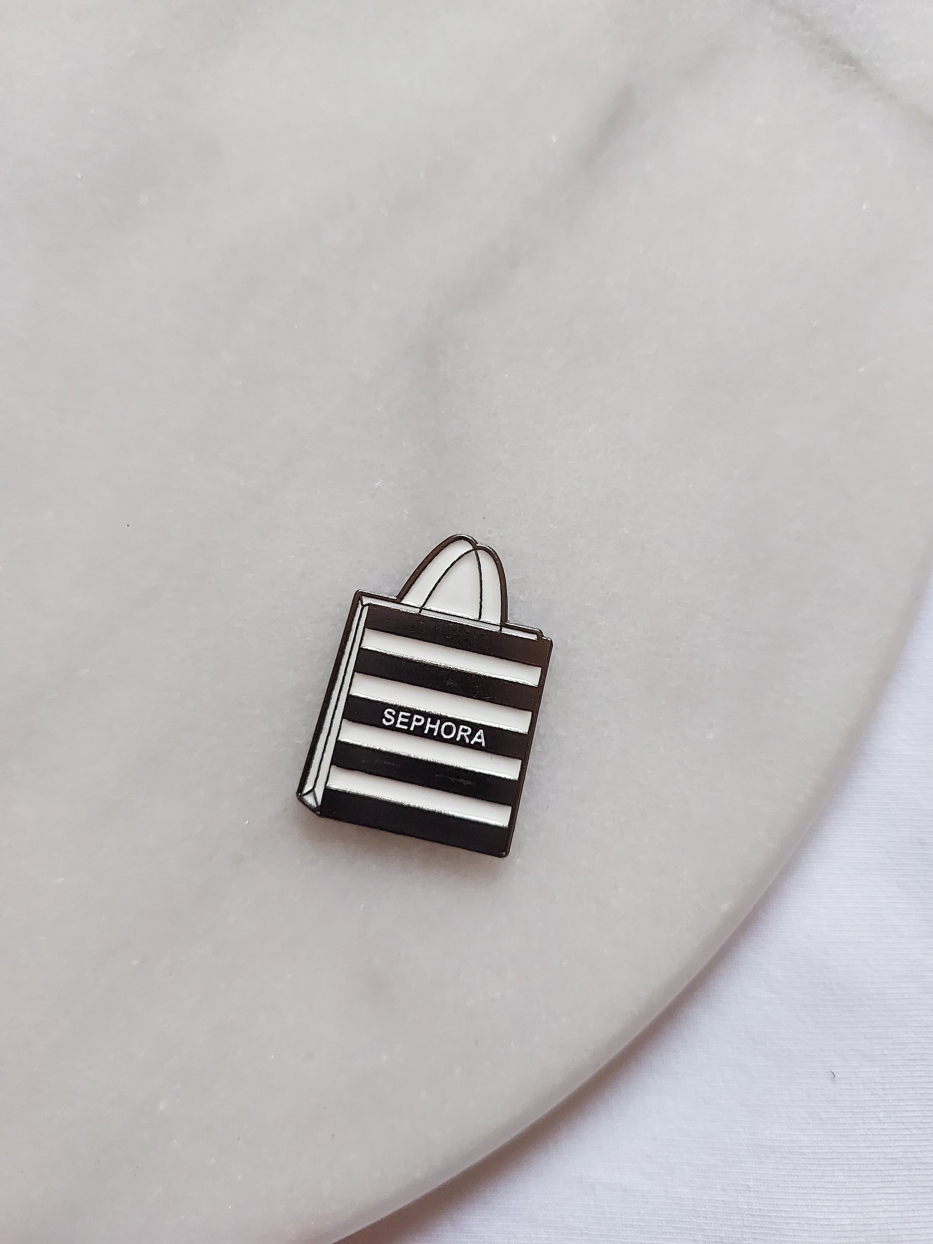 Sephora bag metal sticker