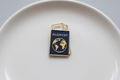 Passport metal sticker